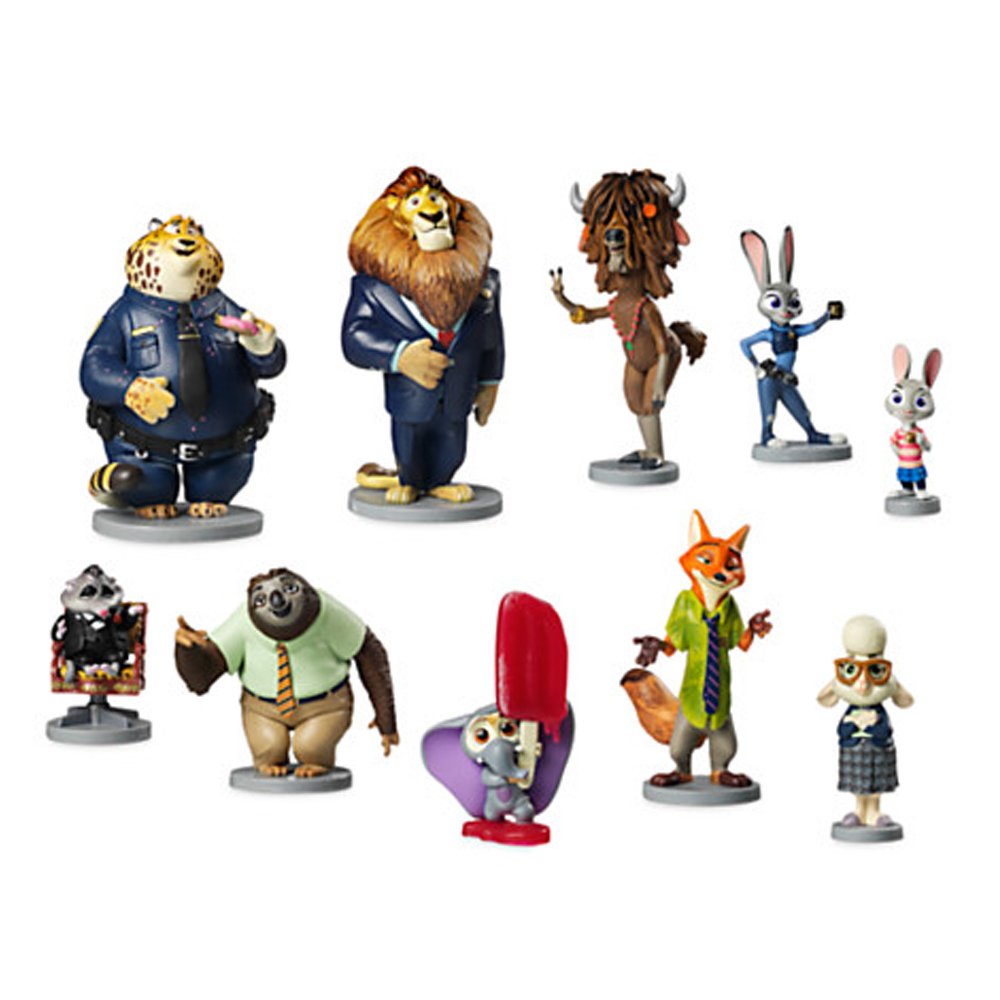Official Disney Zootropolis Deluxe 10 Figurine Playset : Amazon.co